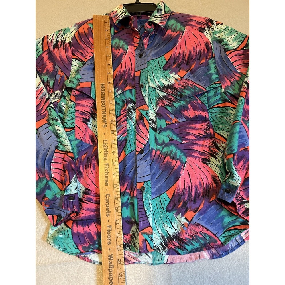 80's Roper Western Shirt Womens Sz 7/8 Rodeo Cowboy Feathers Cape Design USA - Picture 11 of 14